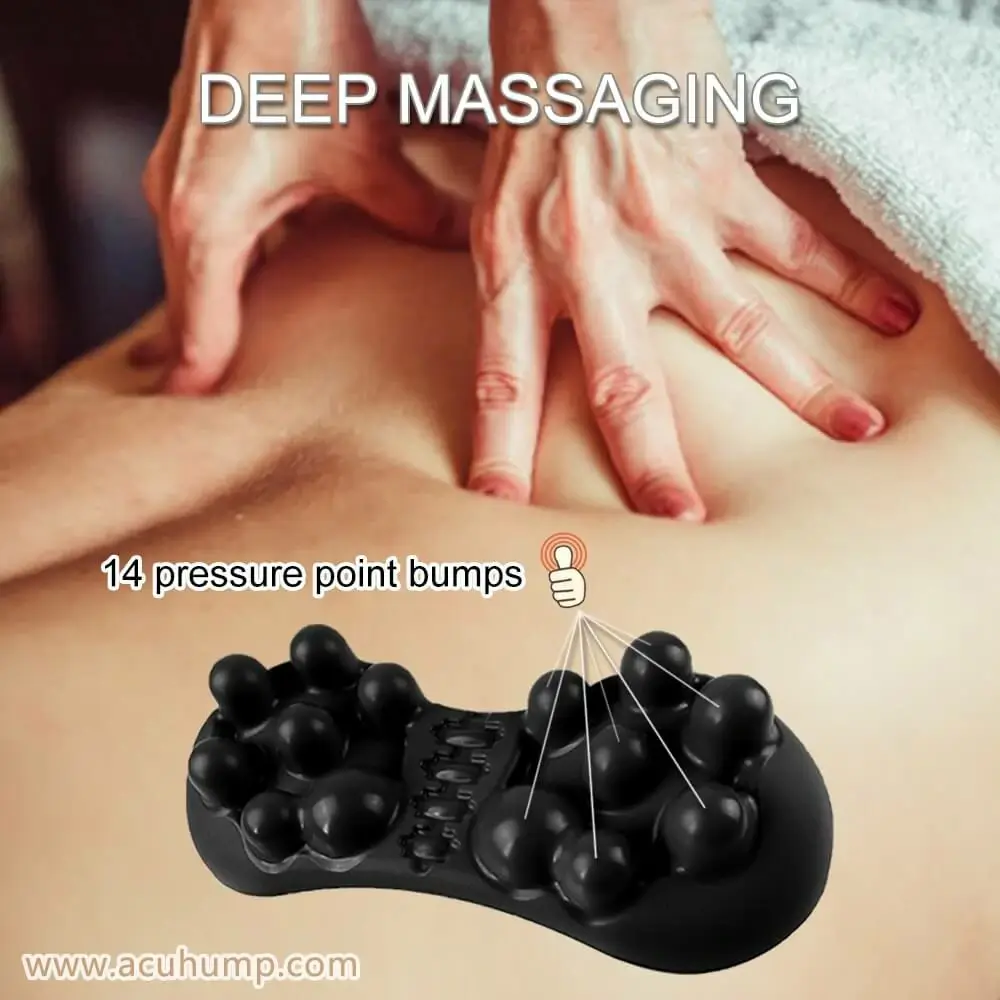 Acu-hump sciatica massage tool humps design features