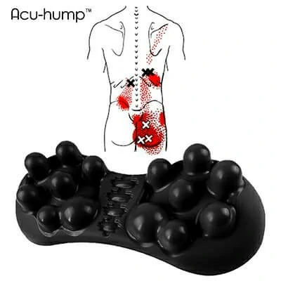 Acu-hump sciatica massager helps get rid of sciatica pain in lower back to buttocks