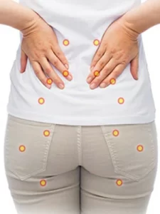 14 Pressure Points at the Rear of the Body for Relief from Lower Back Pain and Sciatica