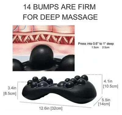 A-hump sciatica massager deep press lower back and buttock muscles