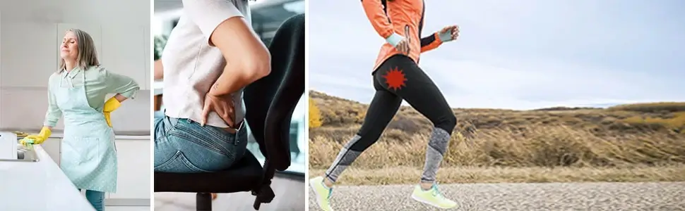 Acu-hump Helps Running Pain and Sitting Pain